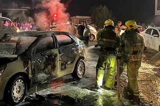 В результате ДТП «Кобальт» полностью выгорел