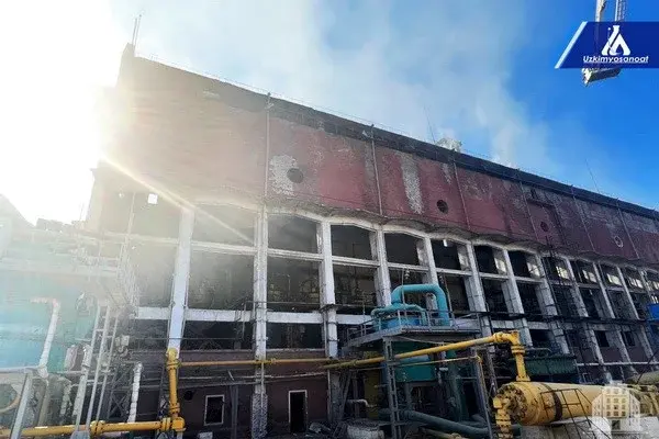 The fire at the plant "Maxam Chirchik" is completely extinguished