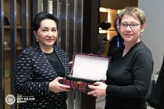 Senate chairperson meets with the head of the European Bank for Reconstruction and Development