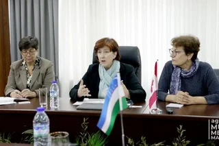 Aziz Voitov meets with the Ambassador of Canada to Uzbekistan