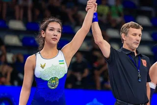 Uzbek Athlete Nigina Sobirova Wins Bronze at Junior World Wrestling Championships