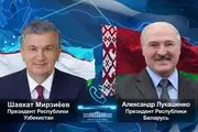 Главы Узбекистана и Беларуси обменялись поздравлениями и обсудили совместные проекты