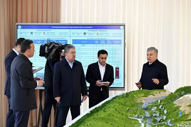 Surxondaryo viloyatining istiqboldagi gidroenergetik quvvatlari yuzasidan taqdimot o‘tkazildi