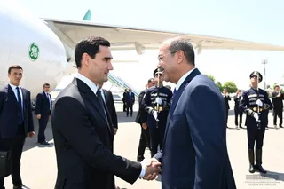 President of Turkmenistan arrives in Tashkent