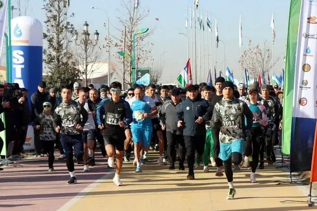 В столице состоялся забег Men G’olib Run