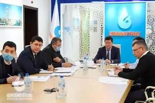 Prospects for cooperation with the joint oil and gas venture "New Silk Road Oil and Gas" were discussed