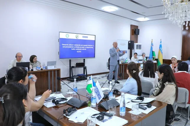 OSCE organizes training in Nukus on news reporting on court cases and legal issues