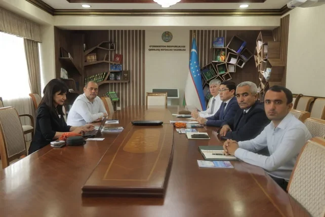 Uzbekistan, JICA Review Soil Salinity Project in Aral Sea Region