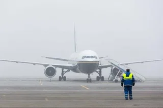 Fog limited the work of the Urgench International Airport