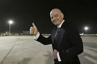 Президент ФИФА Джанни Инфантино прибыл в Узбекистан