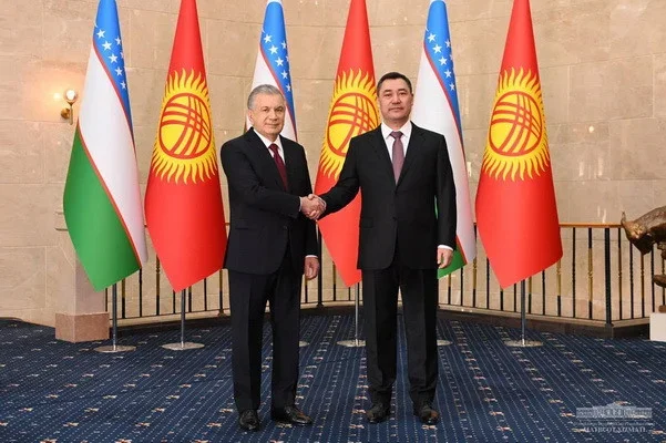 A solemn welcoming ceremony of Uzbekistan Leader takes place