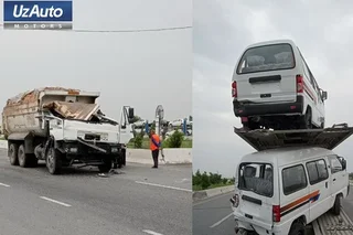 UzAuto Motors разъяснила ситуацию вокруг аварии с трейлером
