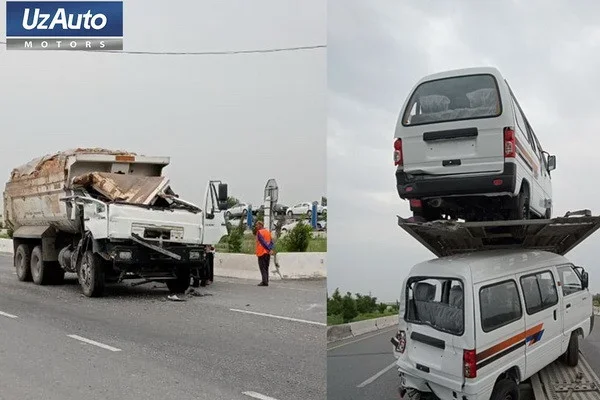 UzAuto Motors разъяснила ситуацию вокруг аварии с трейлером
