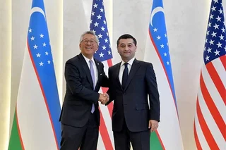 Foreign Minister of Uzbekistan met with the American Delegation