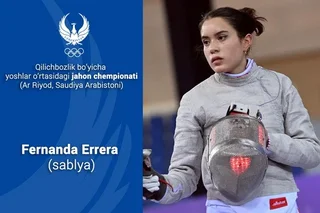 Представительница сборной Узбекистана завоевала бронзовую медаль на ЧМ по фехтованию