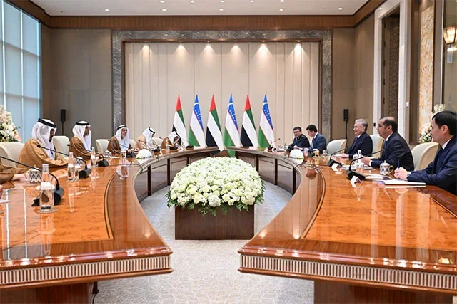 President of Uzbekistan Reviews Plans to Expand Investment Cooperation with the UAE