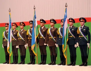 Uzbek President congratulates defenders of the Motherland
