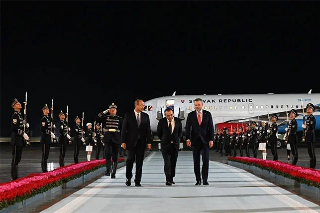 President of Slovakia Arrives in Uzbekistan on Working Visit