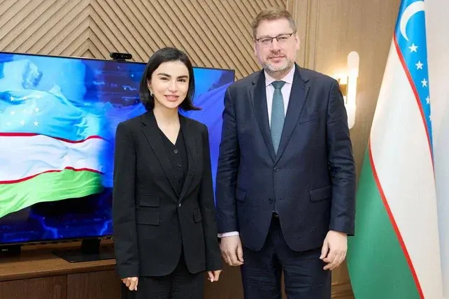 Саида Мирзиёева Европa Иттифоқининг Марказий Осиё бўйича махсус вакили Эдуардс Стипрайс билан учрашди