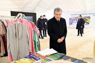 Президент посетил место строительства нового технопарка