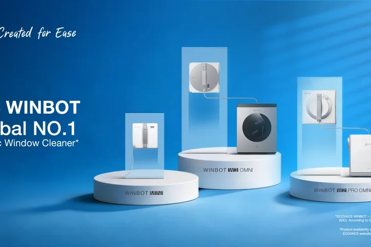 The World’s #1 Bestselling Robotic Window Cleaner: ECOVACS WINBOT Restores Crystal-Clear Views with Ease