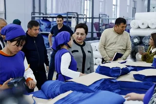 Председатель Сената побывала в ряде промышленных предприятий Кашкадарьинской области
