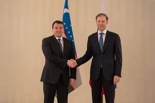 Denis Manturov and Jamshid Khodjaev lead the 25th meeting of the Russia-Uzbekistan Intergovernmental Commission