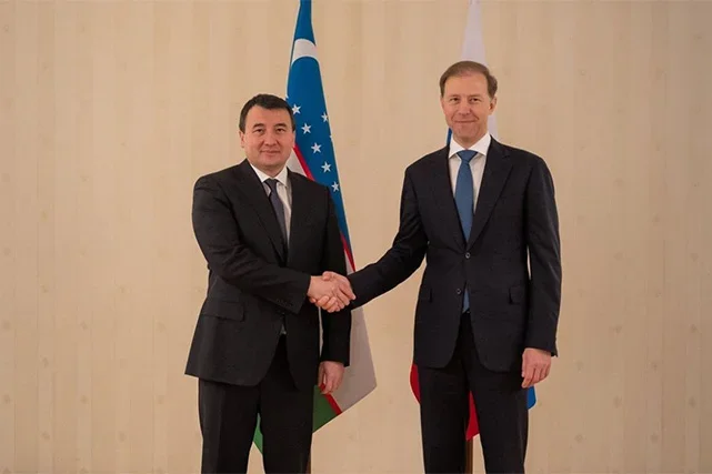 Denis Manturov and Jamshid Khodjaev lead the 25th meeting of the Russia-Uzbekistan Intergovernmental Commission
