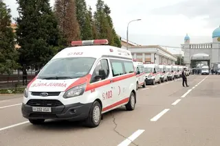Victims of an accident that occurred in Zhambul region were brought to Uzbekistan