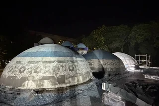 Агентство по охране культурного наследия остановило несогласованный ремонт «Голубых куполов»