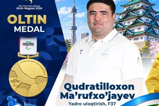Marufkhuzhaev Wins Asian Para Games Gold with Record