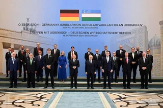 Shavkat Mirziyoyev and Olaf Scholz hold joint meeting with representatives of leading companies and banks of both countries