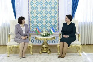 Танзила Нарбаева провела встречу с Председателем Миллий Меджлиса Азербайджанской Республики