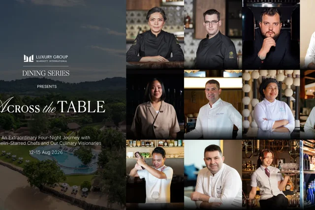 "Across the Table" - Iconic Chefs Come Together for Luxury Dining Series at The Naka Island, Phuket