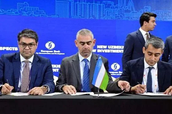Agreements on the implementation of a combined cycle gas turbine plant project with a total capacity of up to 1,600 MW worth $1.2 billion were signed in Samarkand