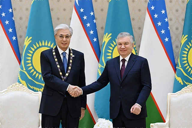 President of Kazakhstan Awarded Uzbekistan’s Highest Honor, the “Oliy Darajali Do‘stlik” Order