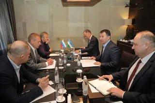 A delegation of Uzbekistan holds a number of meetings with the heads of large Russian companies