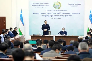 Открытый диалог с предпринимателями Аккурганского и Куйичирчикского районов