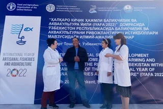 ФАО ознаменовала Международный год кустарного рыболовства и аквакультуры в Узбекистане