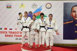 Дзюдочимиз Озарбайжон турнирида чемпион бўлди