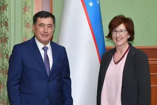 Vladimir Norov receives the Ambassador of Canada to our country