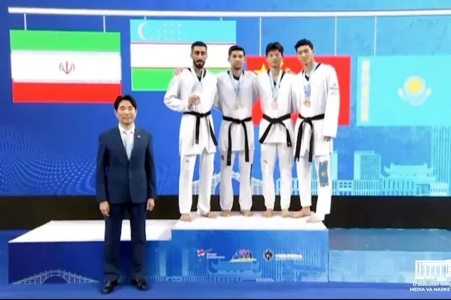 Узбекистан завоевал 9 медалей в первый день чемпионата Азии по таэквондо в Китае