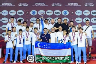 Uzbek Wrestlers Win Three Medals at Asian U17 Championships