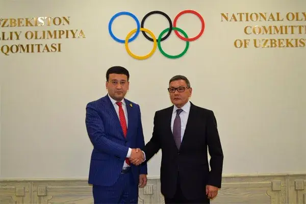 Президент AIBA Гафур Рахимов посетил Национальный Олимпийский комитет
