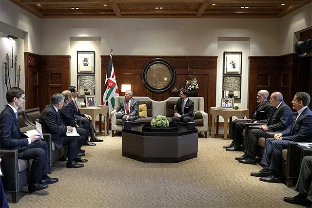 King of Jordan Receives Advisor to the President of Uzbekistan