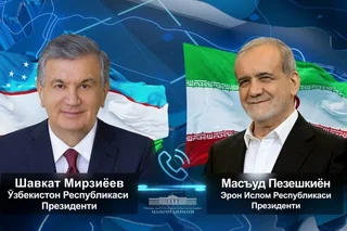 O‘zbekiston va Eron yetakchilari ikki tomonlama munosabatlarning dolzarb masalalarini ko‘rib chiqdilar