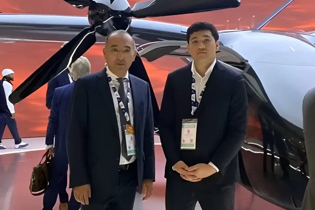 “Uzcosmos” Delegation Discusses Space Technologies at Dubai Airshow