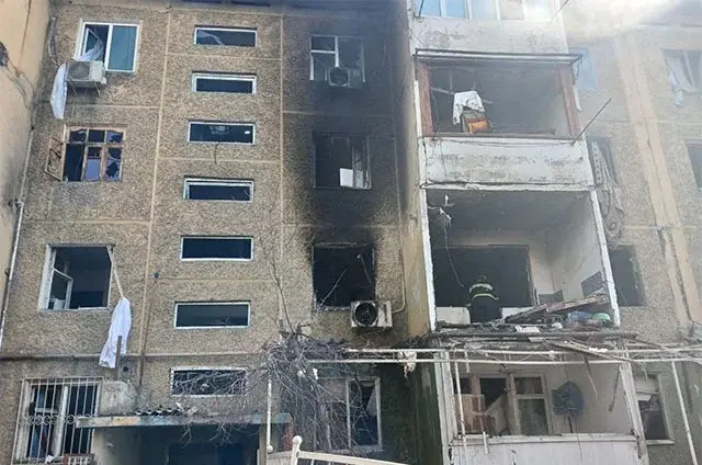 Қўқон шаҳридаги турар-жой биносида ёнғин содир бўлди, жабрланганлар йўқ