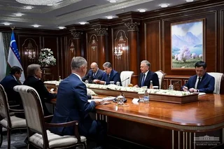 O‘zbekiston Respublikasi Prezidenti Rossiya Federatsiyasi delegatsiyasini qabul qildi
