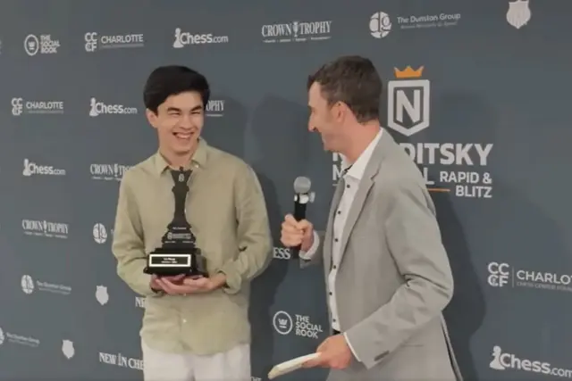 Javokhir Sindarov Wins Naroditsky Memorial Blitz 2026